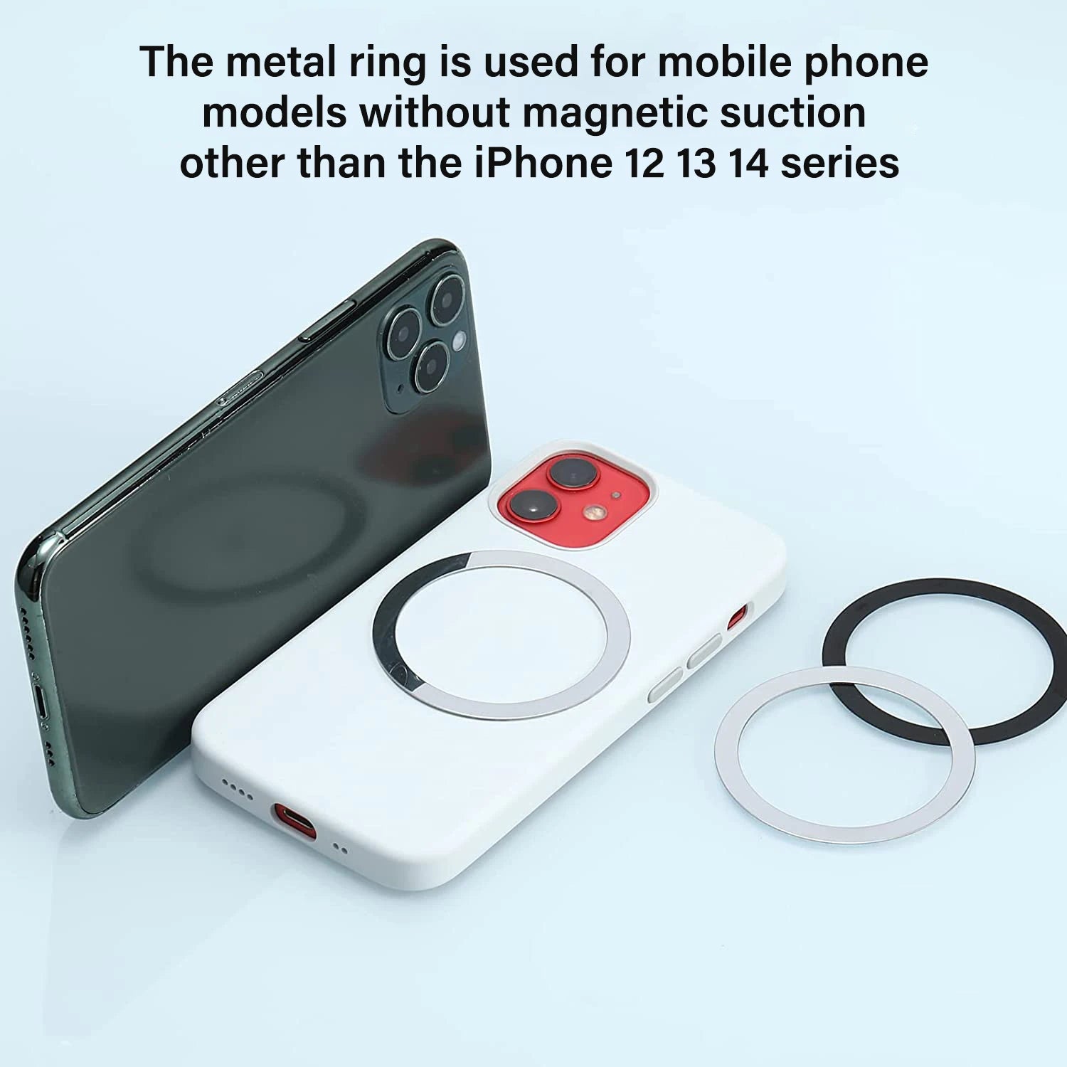 Magnetic Ring Wall Holder for Iphone 15 14 13 Magnet Wall Mobile Phone Holder Magnetic Car Phone Stand Powerful Magnet Car Mount